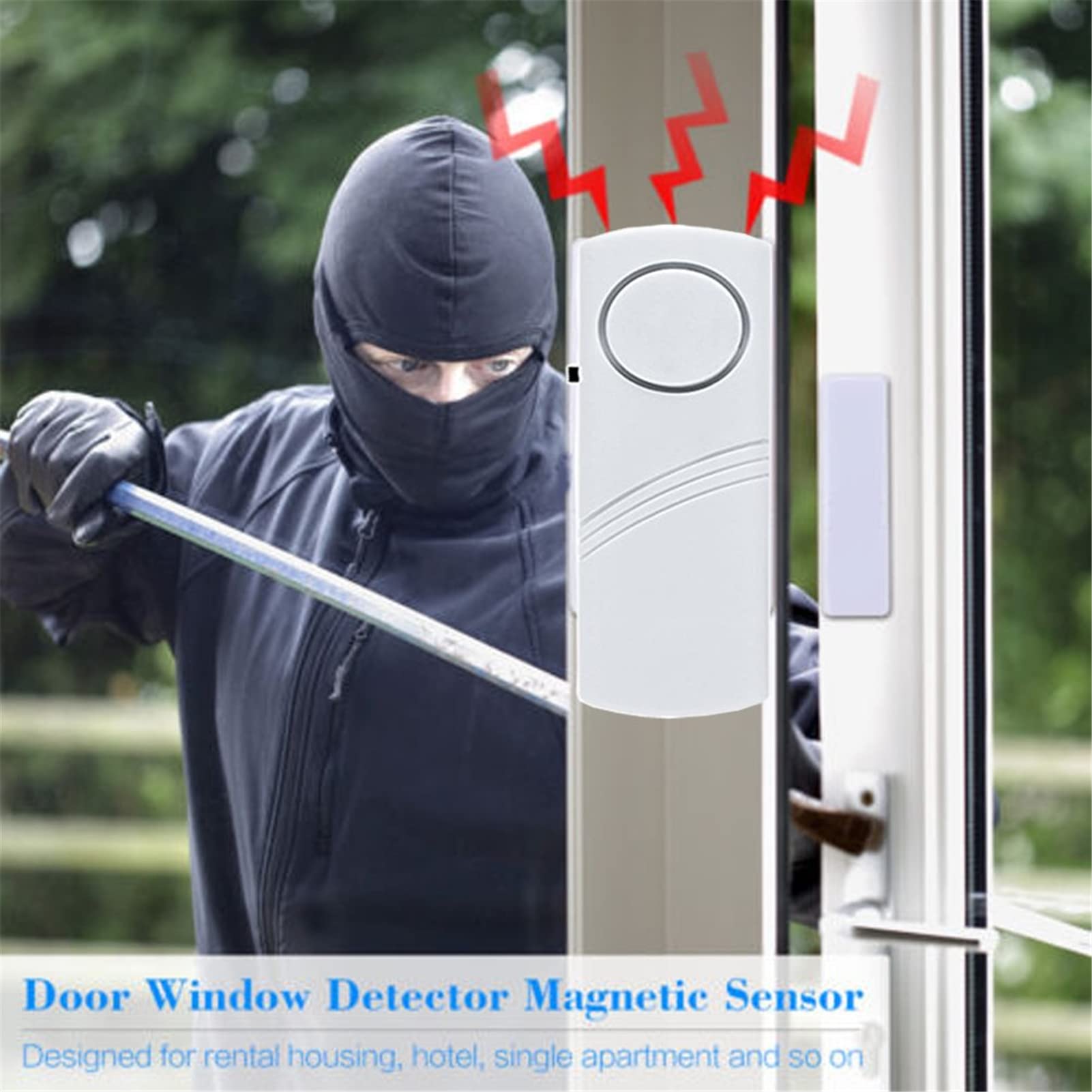 Door Window Alarm, 90DB Door Alarms for Kids Safety, Door Window Burglar Alarm-Window Pool Alarms for Home (15 Pack)