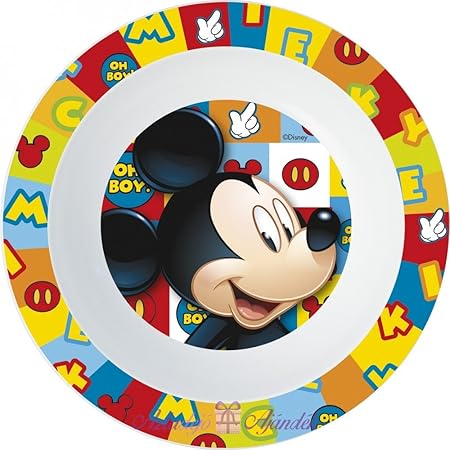Mickey Mouse cuencos 16 cm | plástico | Adecuado para microondas ...