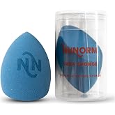 NuNorm Vera Makeup Sponge, Egg-Shaped Blending Tool, Latex-Free, Wet &amp; Dry | Latex-free egg-shaped sponge with angled edge blends liquid, cream &amp; powder formulas wet or dry for smooth, even application.