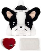 Pet Prime Bulldog Plush Toy with Heartbeat Warmth for Puppies Anxiety Relief view 9