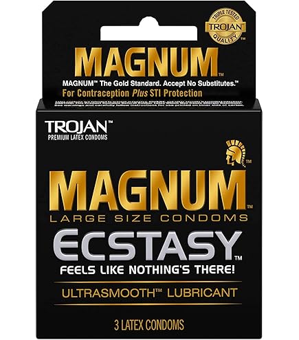 trojan magnum ribbed lubricated condoms Amazon.com: TROJAN MAGNUM Ribbed Large Size Condoms, 3 Count (Pack of 6) :  Health & Household
