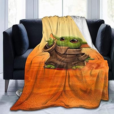 Soft and Lightweight Baby Yoda Fleece Throw Blanket Kuwait Ubuy