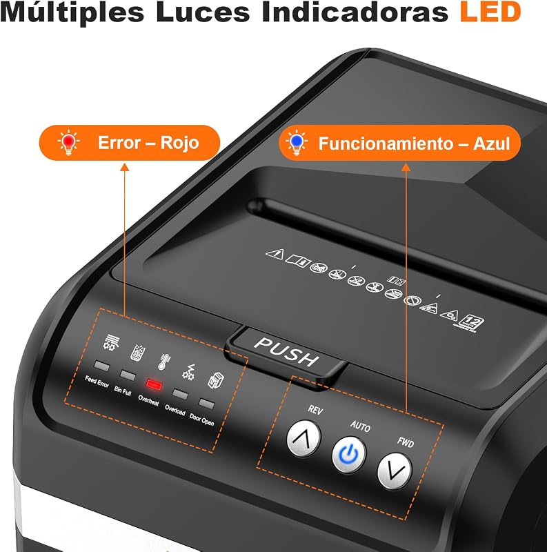 Destructora de Papel Auto-Feed 200 Hojas, Microcorte P-4