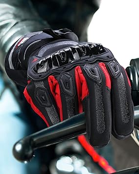 Amazon バイク グローブ 冬 Kemimoto バイク用グローブ ウインターグローブ 保温機能強化 防寒 防水防風 手袋 裏起毛 撥水 スマホ対応 男女兼用 滑り止め 耐衝撃 ロードバイク 自転車 レッド ｘｘｌ Kemimoto スポーツ アウトドア