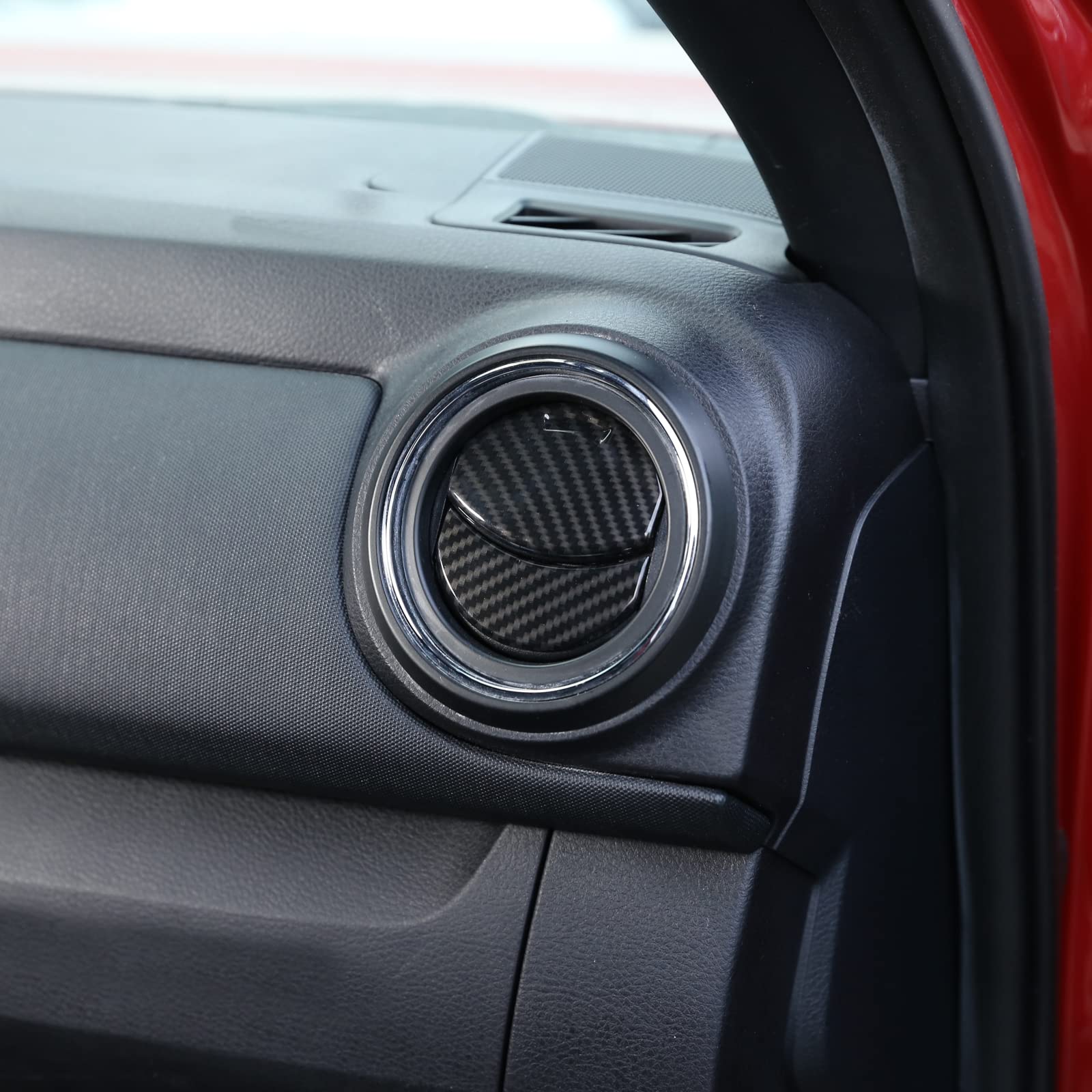 Photo 1 of Car Console Side Air Conditioning Air Outlet Patch Fit for Toyot@ Tundra 2007-2021 Tacoma 2016-2022 Aunginsy Air Conditioner Vent Patch Air Conditioner Vent Cover Trims Decor ABS Interior Accessories
