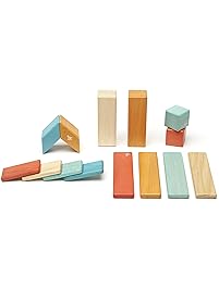 14 Piece Tegu Magnetic Wooden Block Set, Sunset