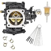 Carbpro BN44-40-43 Carburetor for Mikuni 44MM PWC, BN444043 Super BN Series Jet Ski Engines for Replaces for Yamaha 61X-14301-02-00 and 13-5059