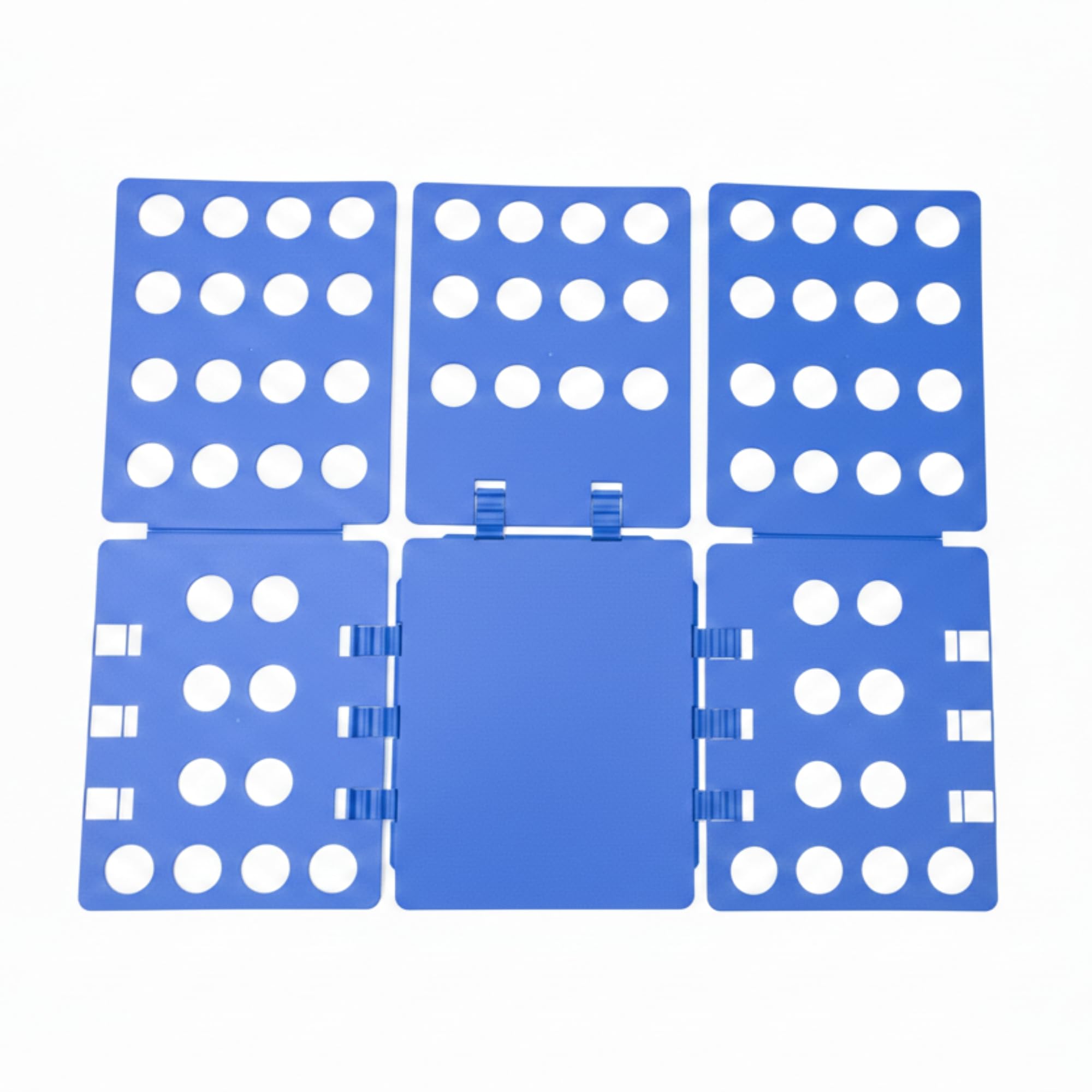 Magic Fast Speed Clothes Flip Folding Board Blue Organiser, 31 x 23.5 cm for Adult Shirt T-Shirts and Laundry, Easy and Quick Clothing Folding Tool for Home, Wardrobe Storage and Travel Use
