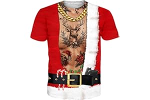 Goodstoworld Unisex 3D Fake Abs T Shirts Shredded Chest Printed Short Sleeve Costume Novelty Tees Shirt