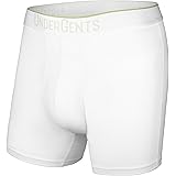 UnderGents Men's Boxer Brief Underwear. 4.5" Leg & Flyless Pouch for CloudSoft Cooling Comfort Not Compression