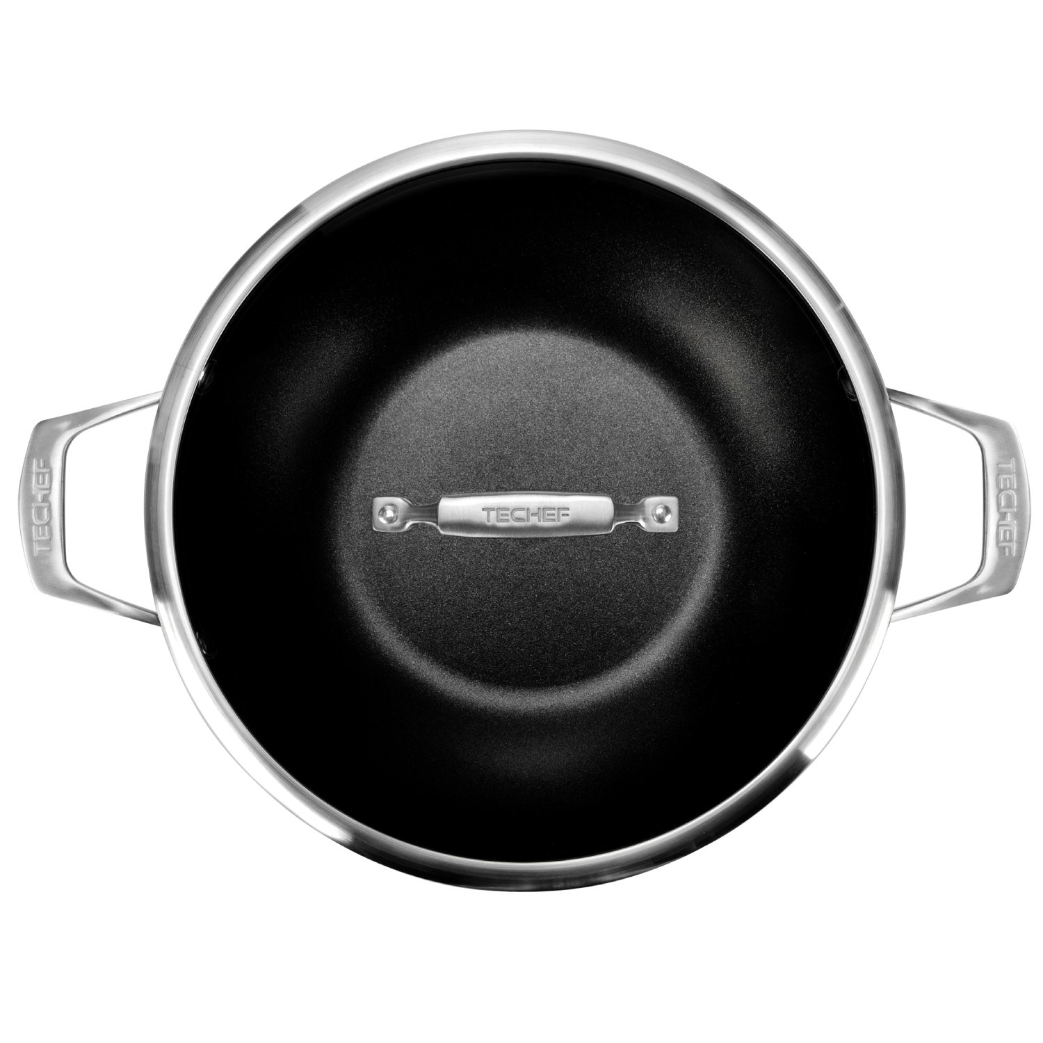 TECHEF Onyx Collection, 12Inch Wok/Stir Fry Pan with Glass Lid