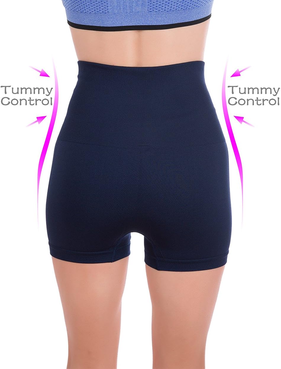Homma Women's Tummy Control Fitness Workout Running Bike Shorts Yoga Shorts : Clothing