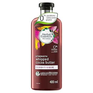 Herbal Essences Vitamin E with Cocoa Butter CONDITIONER- For Strengthen and No Hairfall - No Paraben, No Colorants, 400 ML