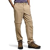 The North Face Paramount Convertible Pants for Men - Flash Dry Fabric with Belt Loops, Relaxed Fit, and Pull-On Style Khaki Stone 40 R