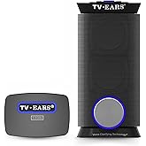 TV · EARS Wireless Speaker System for TV 5.8 GHz, Voice-Clarifying Speaker & Dual USB Charging, Long Range & Portable Entertainment System, Noise Cancellation & Works w/o Wi-Fi, Black
