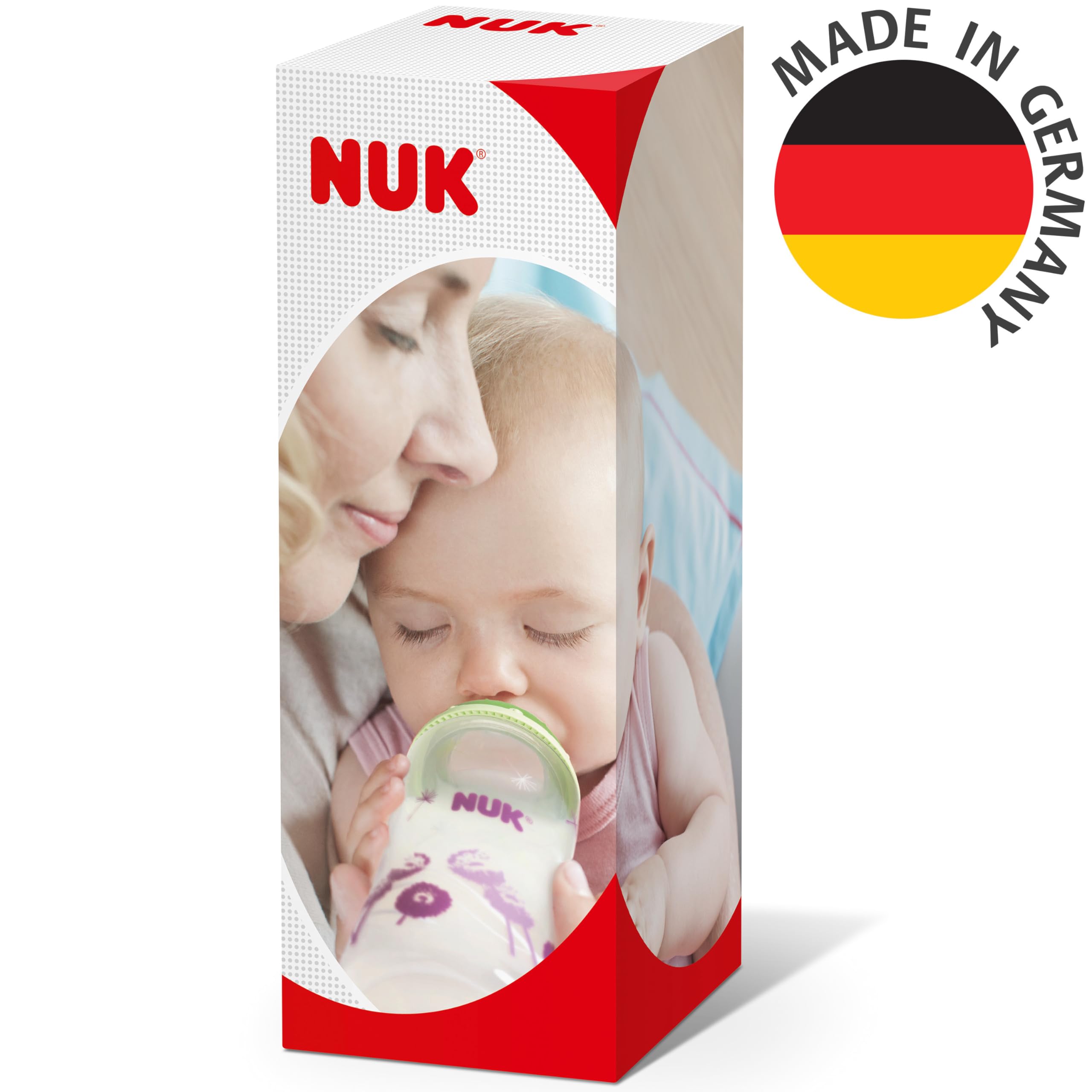 NUK Flexi Cup Trinklernbecher für Kleinkinder | 12+ Monate | 300 ml | Auslaufsicherer, weicher Trinkhalm | Clip & Schutzkappe | BPA-frei | Blau 6