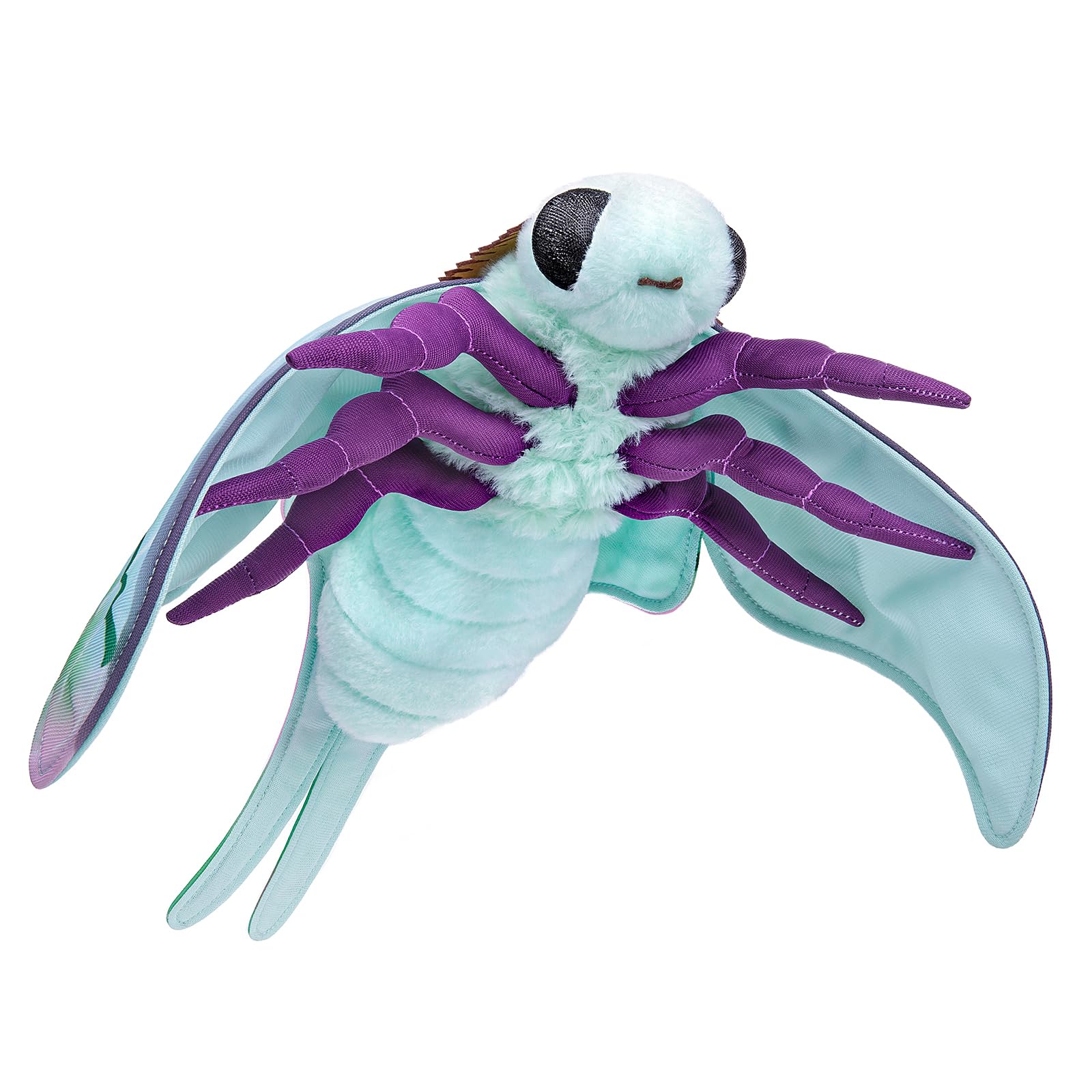 lilizzhoumax Simulation Luna Moth Plush Toy 14.96inch Soft Realistic Luna Moth Stuffed Animal Plush Toy for Kids Insect lovers Boys and Girls Gifts Home Decoration green โ image 1