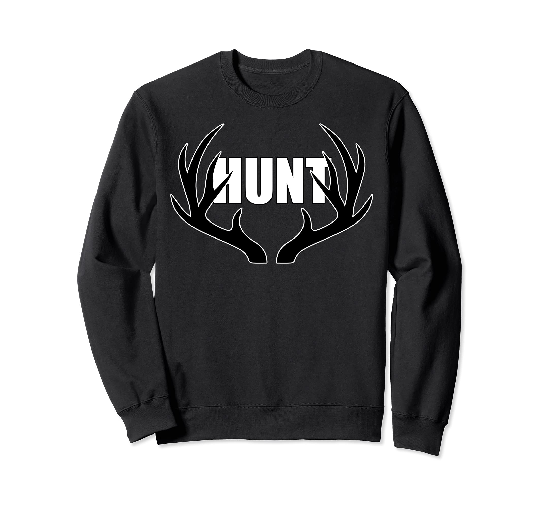Deer Hunting Hunt Whitetail Buck Antlers Sweatshirt