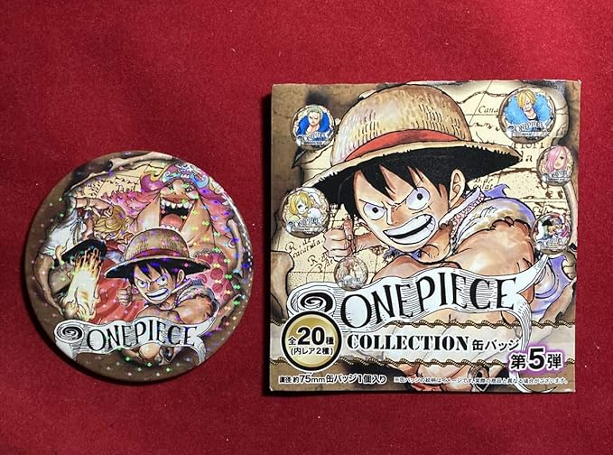 Amazon ワンピース コレクション缶バッジ ５弾 サンジ ルフィ ビックマム レア シークレット Onepiece 麦スト ジャンプショップ アイドル 芸能人グッズ 通販