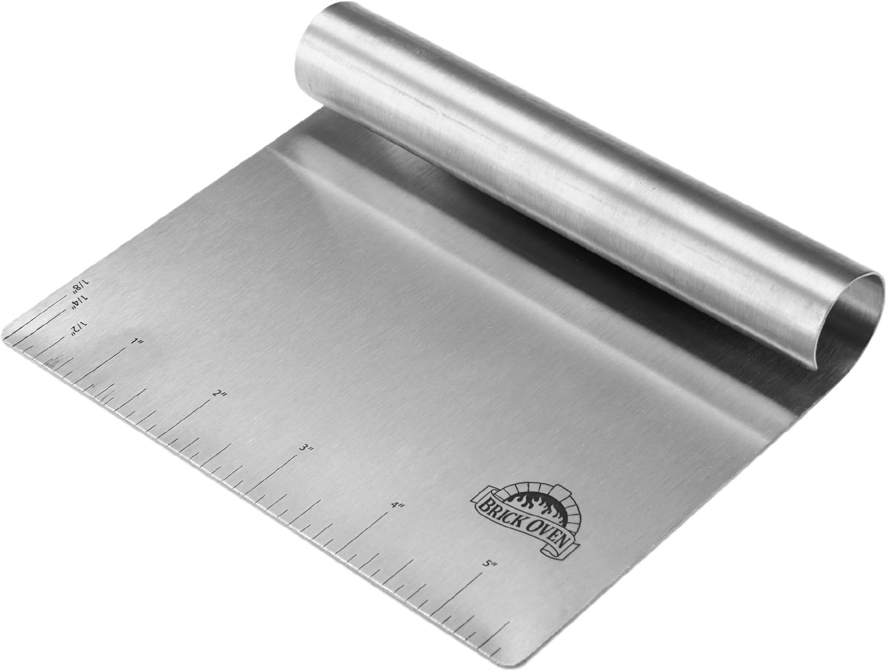Brick Oven Dough Scraper, Stainless Steel