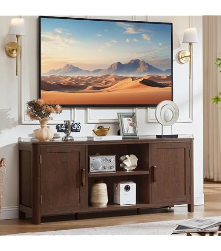 Amazon.com: ACME Versailles Cherry Oak Entertainment Center with