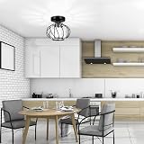 FRIDEKO HOME Modern Ceiling Lights Black Crystal LED Mini Chandelier view 5