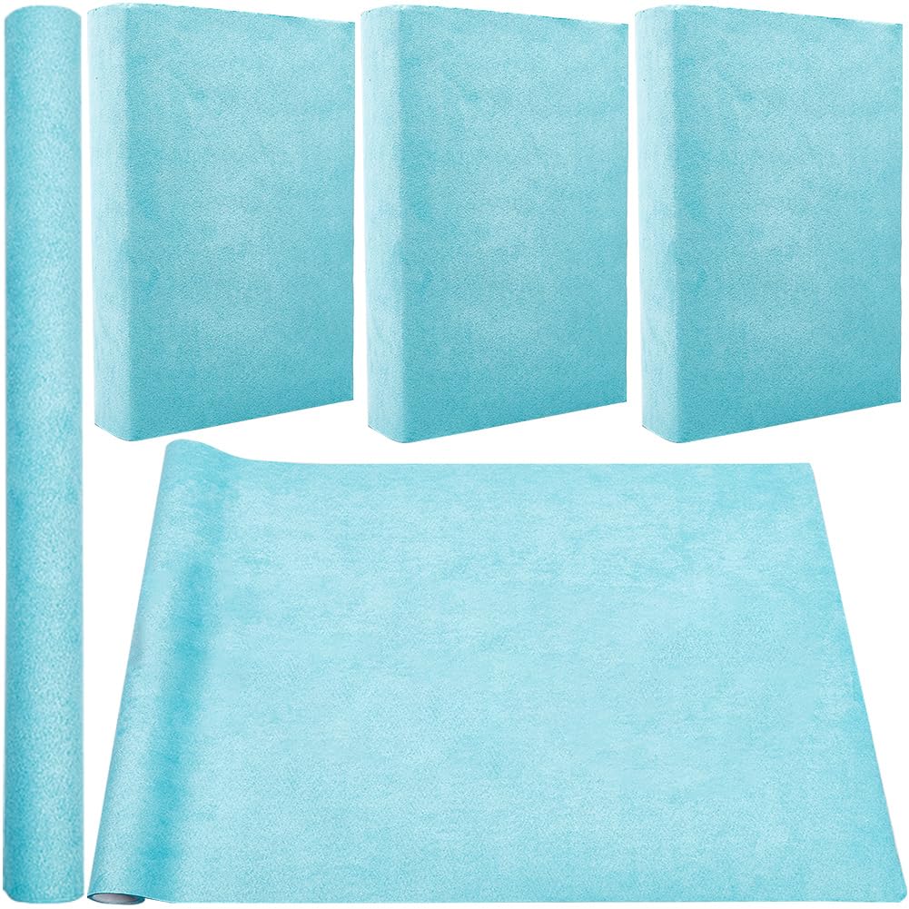 CRASPIRE 150 x 43cm Suede Book Cloth Sky Blue for A3-A8 Books Binding Fabric Surface Paper Backed Bookcover Books Album Scrapbooking Archival DIY Covering Protector Bookcloth Bookbinding Supplies
