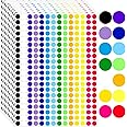 Naizcio 2800 PCS 1/2" Dots Stickers, 14 Colors Small Circle Stickers, Color Coding Labels for Office, Toddlers, Kitchen