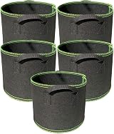 Ayvicco 5-Pack 1 Gallon Heavy Duty Nonwoven Aeration Fabric Pots view 1