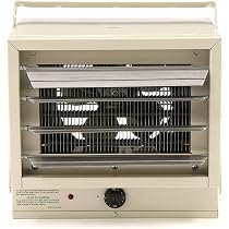 Amazon.com : Fahrenheat FUH Electric Heater for Garage, Factory, Basement,  Warehouse, and Outdoor Use, Beige : Ceiling Mount Heater : Tools u0026 Home  Improvement