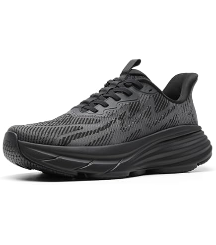 Amazon.com | HOKA Clifton 9 Mens Shoes Size 10, Color: Black/Black