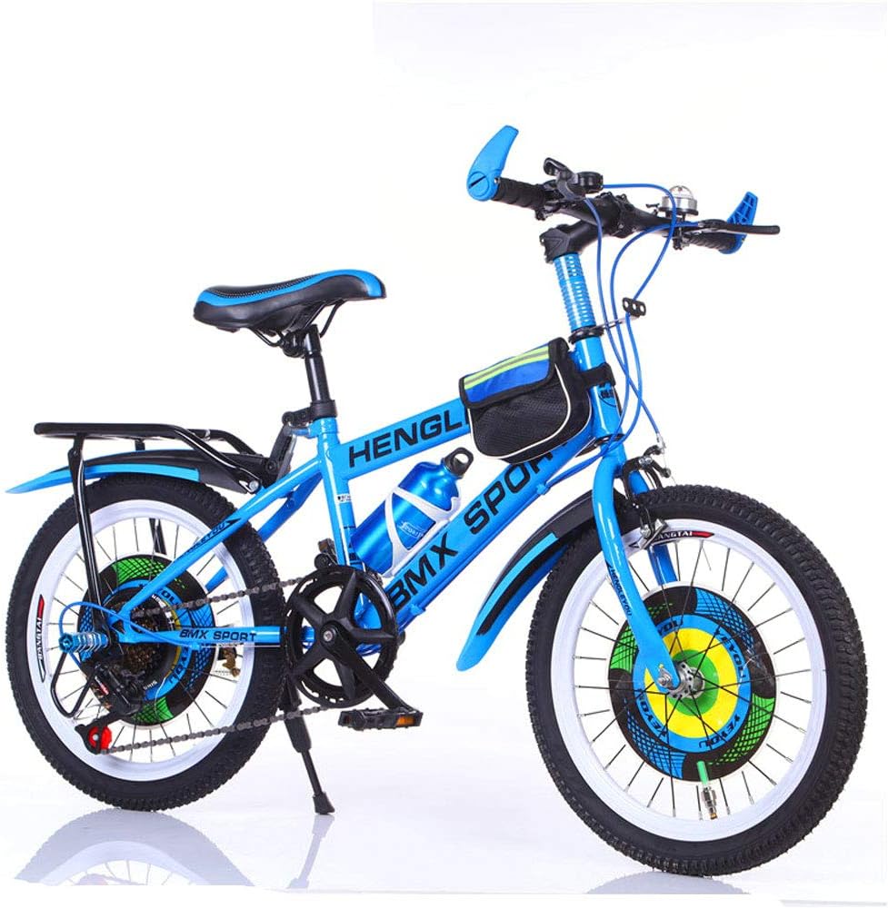 TATANE Children's Mountain Bike, Single Speed 18/20/22 Inch Bike with Rear Frame, Male And Female Primary Mountain Bike, 6-14 Year Old Male And Female Bicycle,C,20inch