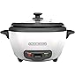 BLACK+DECKER Rice Cooker, 6-cup, White