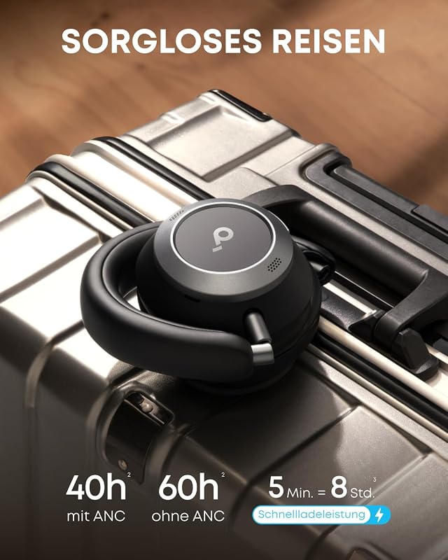 by Anker Space One Pro Kabellose Kopfhörer, 6 Mikros