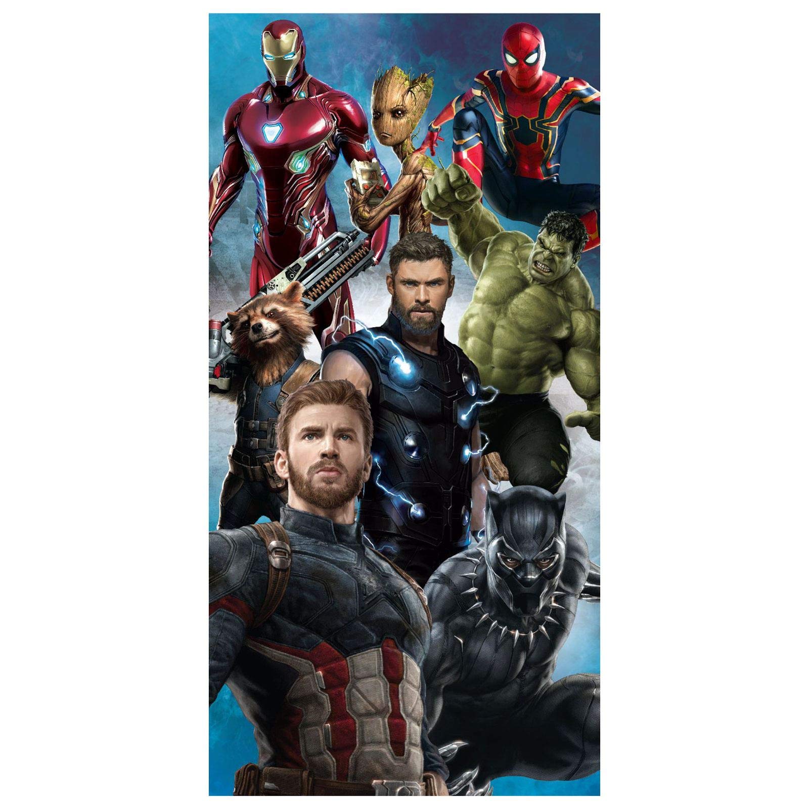 KidCo Official Avengers Endgame Infinity War 100% Cotton Beach Bath Towel 70 x 140cm