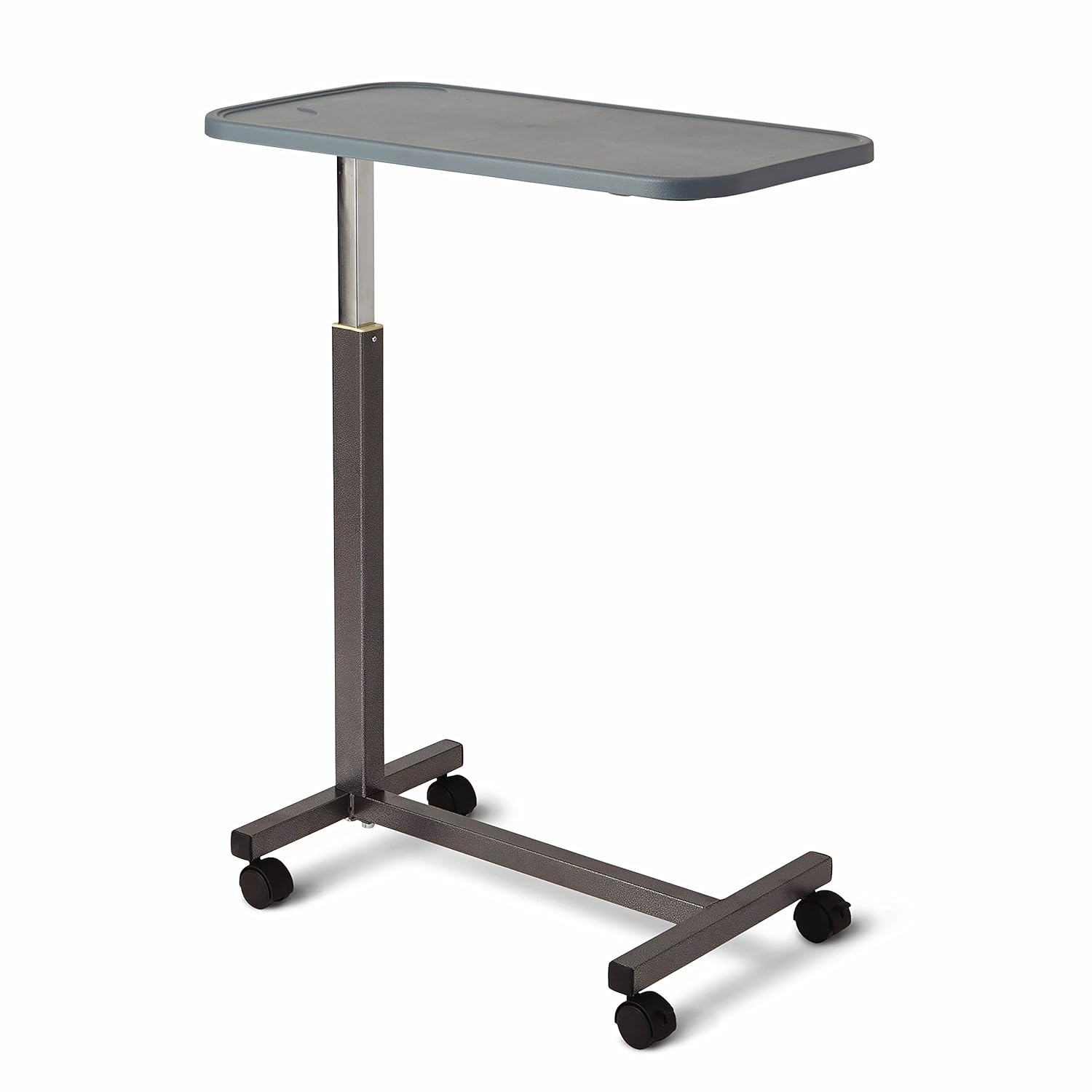 Medline - n Adjustable Overbed Bedside Table with Wheels, Great for Hospital Use or At Home as Bed Tray, Composite Table Top: Industrial & Scientific
