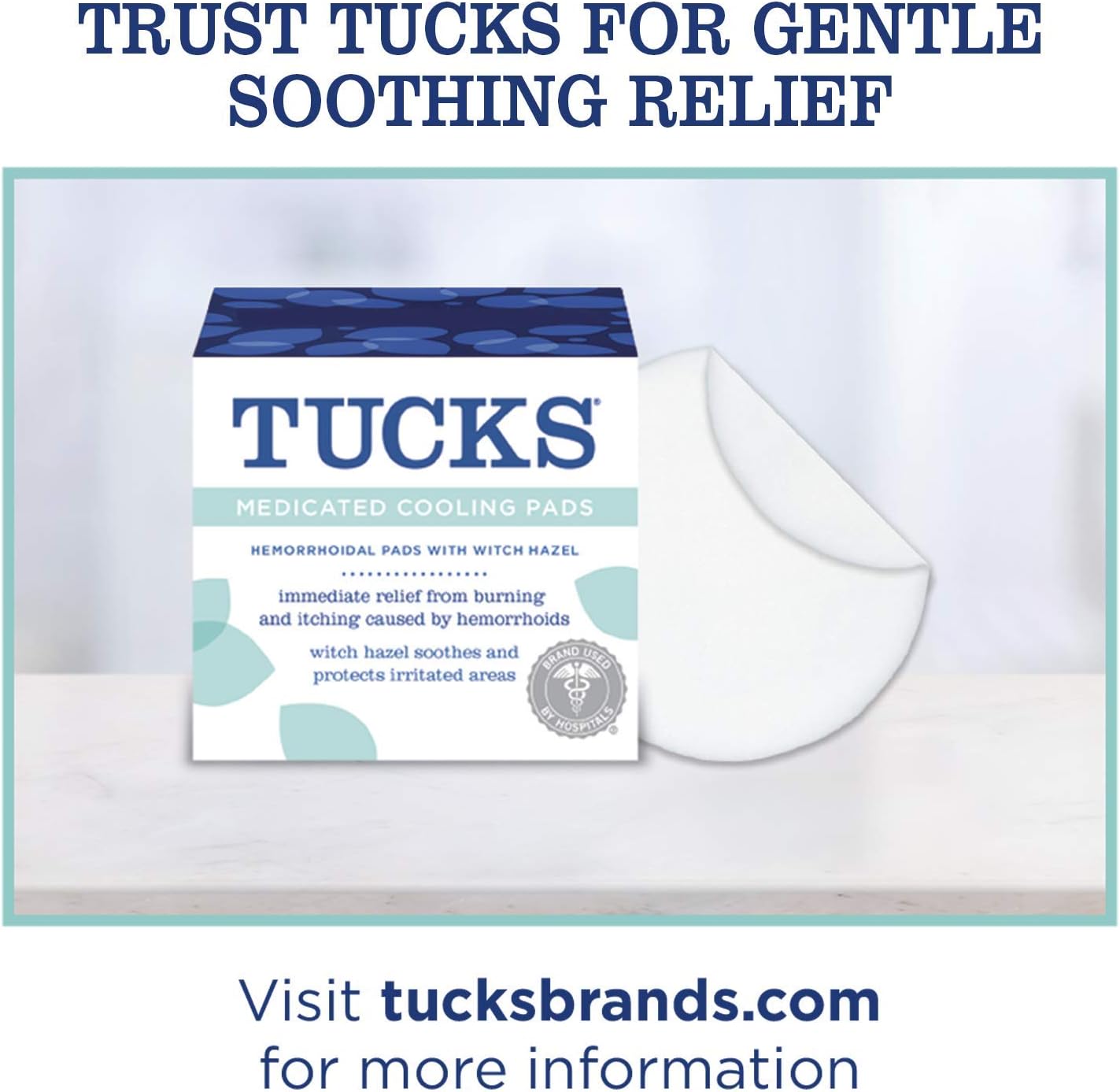 Tucks Md Cool Hemorrhoid Pad, 100 Count: Health & Personal Care