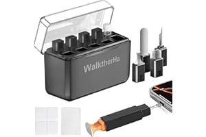 WALKTHERHA 13-in-1 for iPhone Cleaning Kit Charging Port Cleaner, Phone Cleaner Repair Tool Safe for Lightning Cable Connector Charger Speaker iPad MacBook Samsung AirPods Pro Camera & Charging Case
