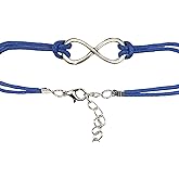 SBI Jewelry Infinity Bracelets for Women Love Wristlet Gift Love Forever Wristband Surfing Rope Wrap Birthday Anniversary
