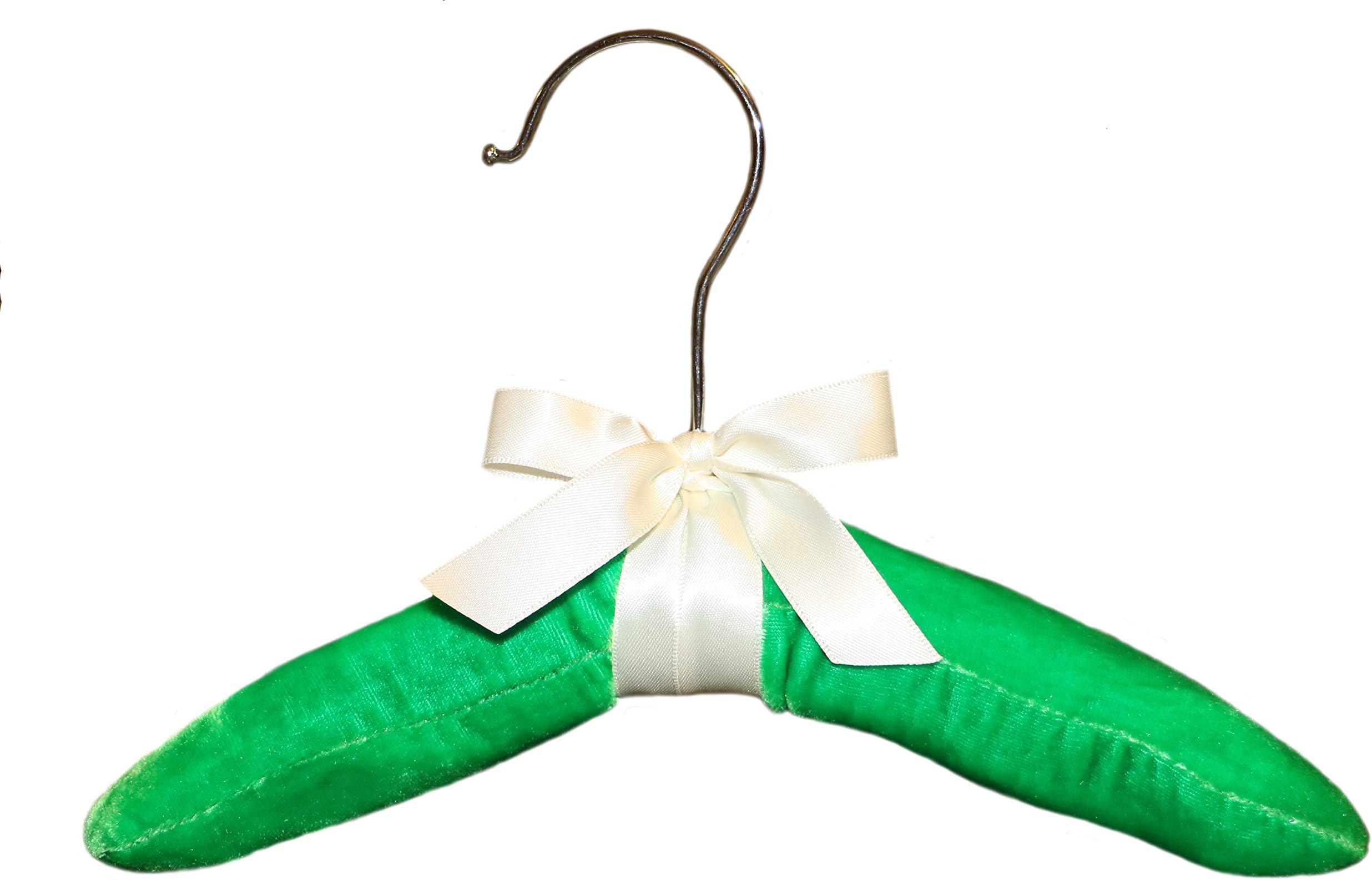 Top-rated Green Panther Pet Dog Apparel Hangers Set of 5 Measures 8 Inch Wide Great for Small Dog or Doll Clothing Green