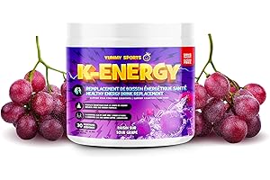 Yummy Sports K-Energy Pre-Workout – Keto-Friendly Pre-Workout for Enhanced Energy, Focus & Fat Burning – Sugar-Free Energy & 