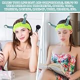 Molain Face Wash Headband Coral Fleece Green Elastic Non-Slip Makeup Accessory view 6