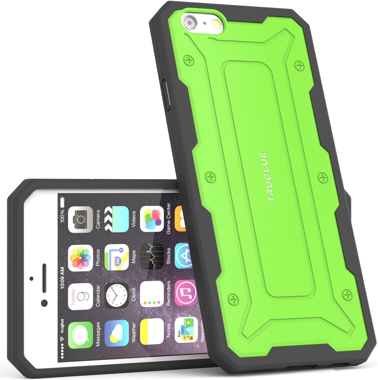iPhone 6 Case, TruGlue Space Ship Series [SSS] Case for iPhone 6 4.7 Inch (Green)