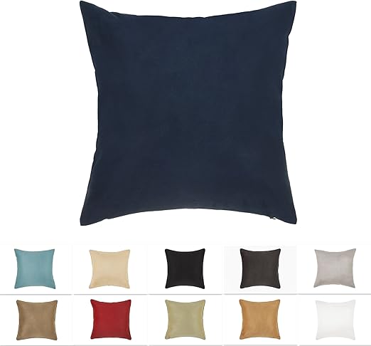 Amazon Com Dreamhome 24 X 24 Inches Navy Color Faux Suede