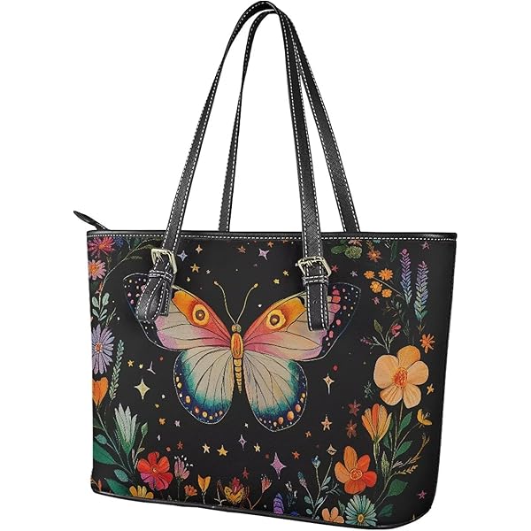 LXTDPBK Abstract Floral Pattern Bag Purse Handbag for Women