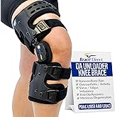 Brace Align OA ROM Unloader Knee Brace - Adjustable Offloading for Degenerative Joint Disease and Osteoarthritis with Varus Valgus Correction L1843 L1851 (Right - Thigh up to 30 in)