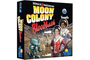 Rio Grande Games: Moon Colony Bloodbath - Strategy Card Game, Space Survival, Engine Building-Engine Losing Tableau Game, Ages 14+, 1-5 Players