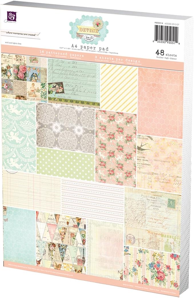 Prima Marketing Divine Collection Scrapbook Paper Pad A4