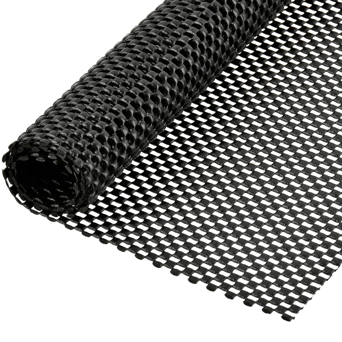TMBMLPP Multipurpose Non Slip Mat, 50x200cm PVC Anti Slip Rug Underlay - DIY Non Slip Matting Roll for Home, Office, Cars | Sofa, Table, Mattresses, Cup | Black