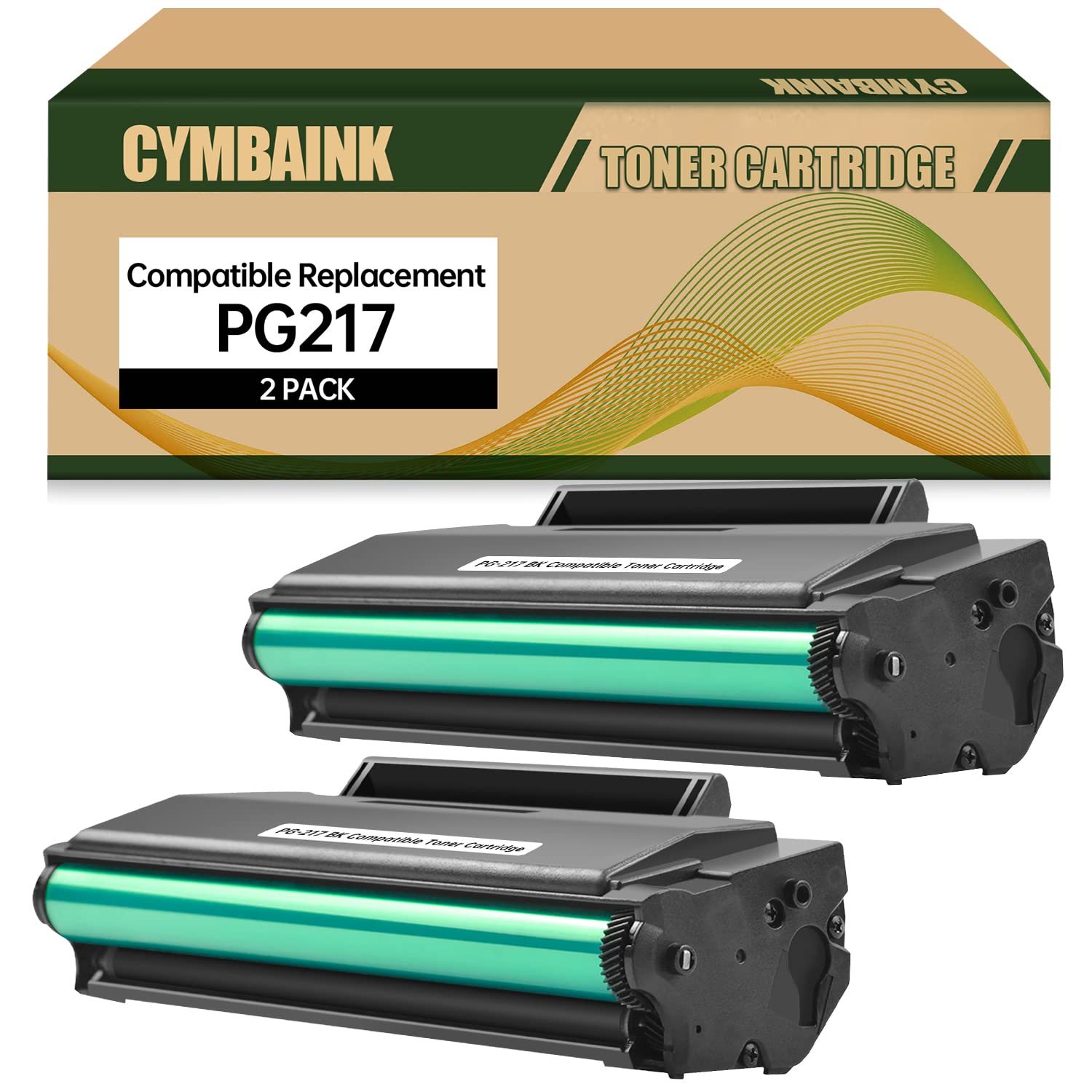 CYMBAINK Compatible Toner Cartridge PG-217 High Yield (2*Black) Replacement for Pantum P2200, P2200W, M6507, M6507NW, M6607NW